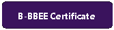 Rounded Rectangle: B-BBEE Certificate